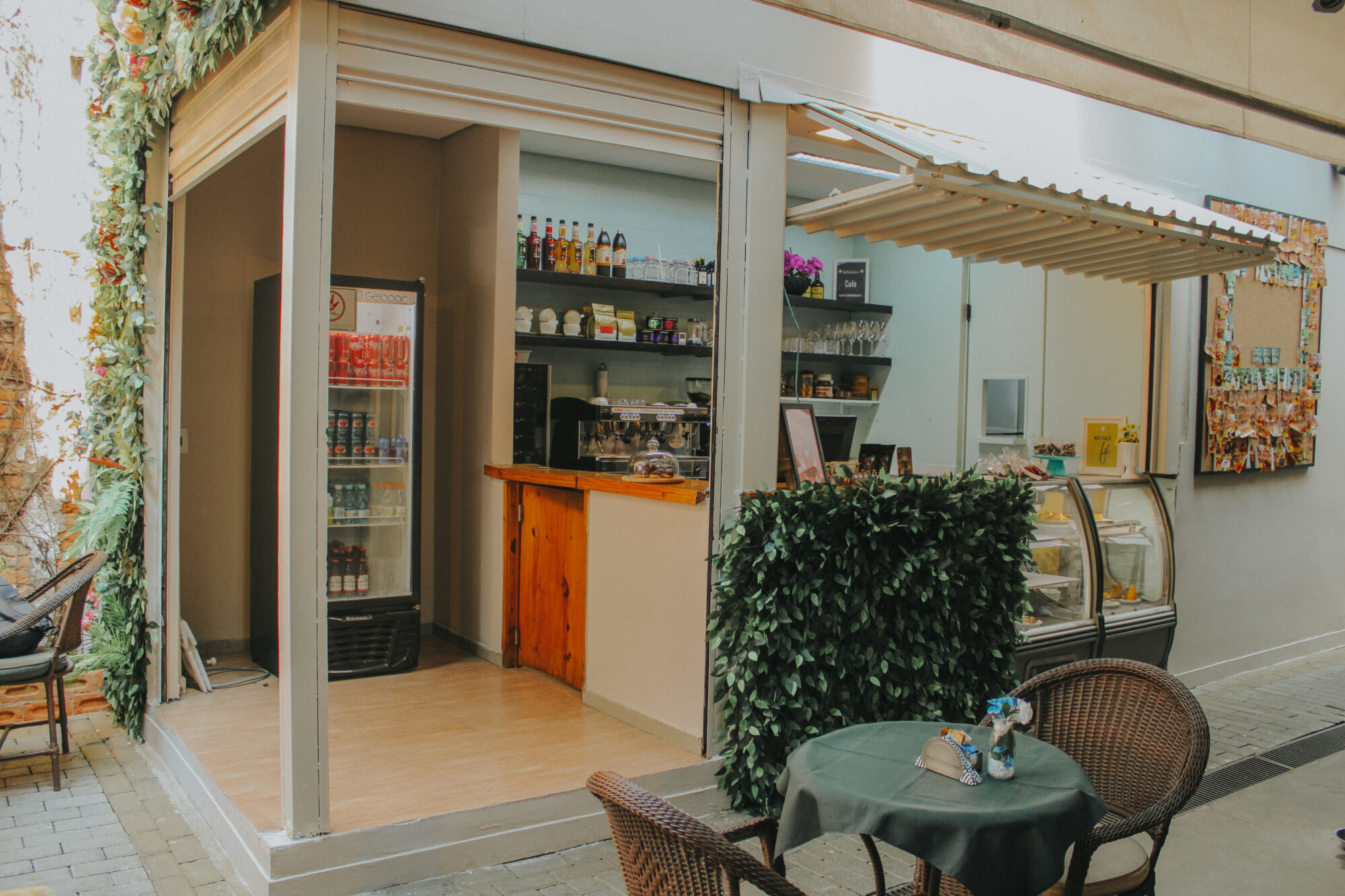 Interior do café